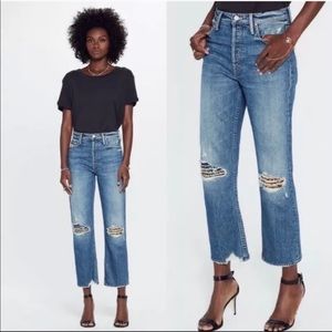 MOTHER Tomcat Jeans “Pray for the hidden gems”